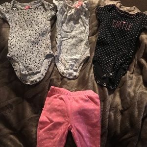 NB Baby Girl Clothing selling as a set